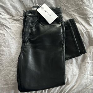 Frame Le Jane Crop Recycled Leather 28